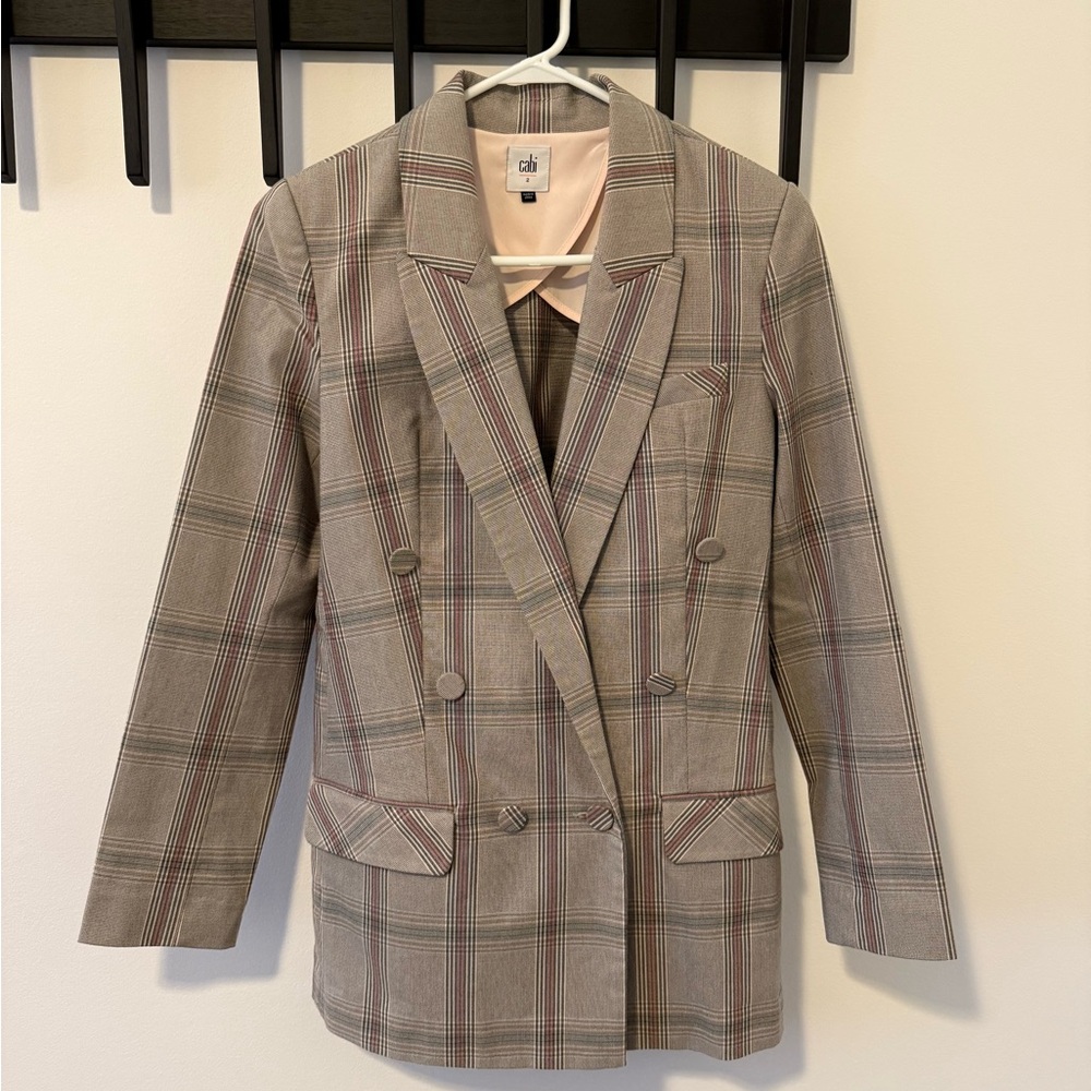 CAbi Sleuth Plaid Jacket #5470